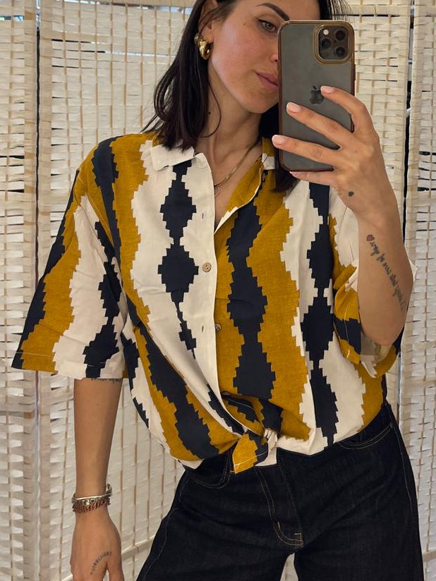Camicia fantasia over