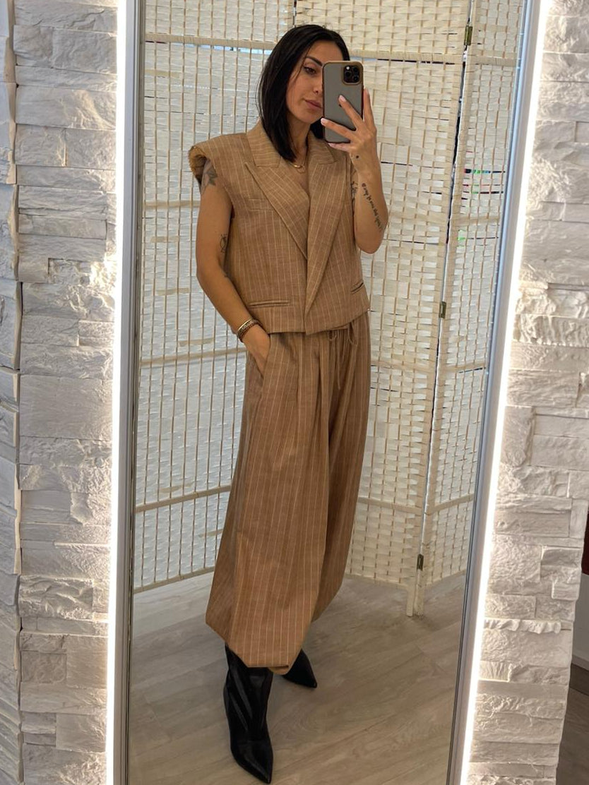 Gilet gessato Vicolo
