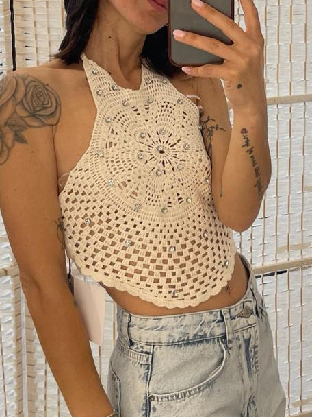 Top crochet Glamorous