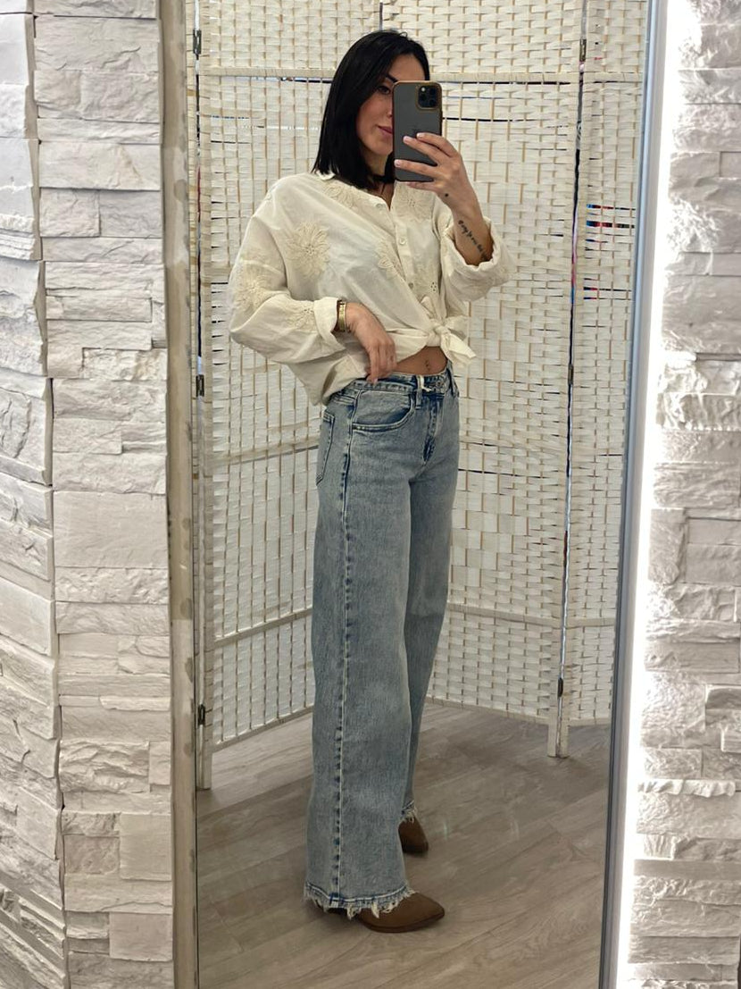 Jeans dritto palazzo