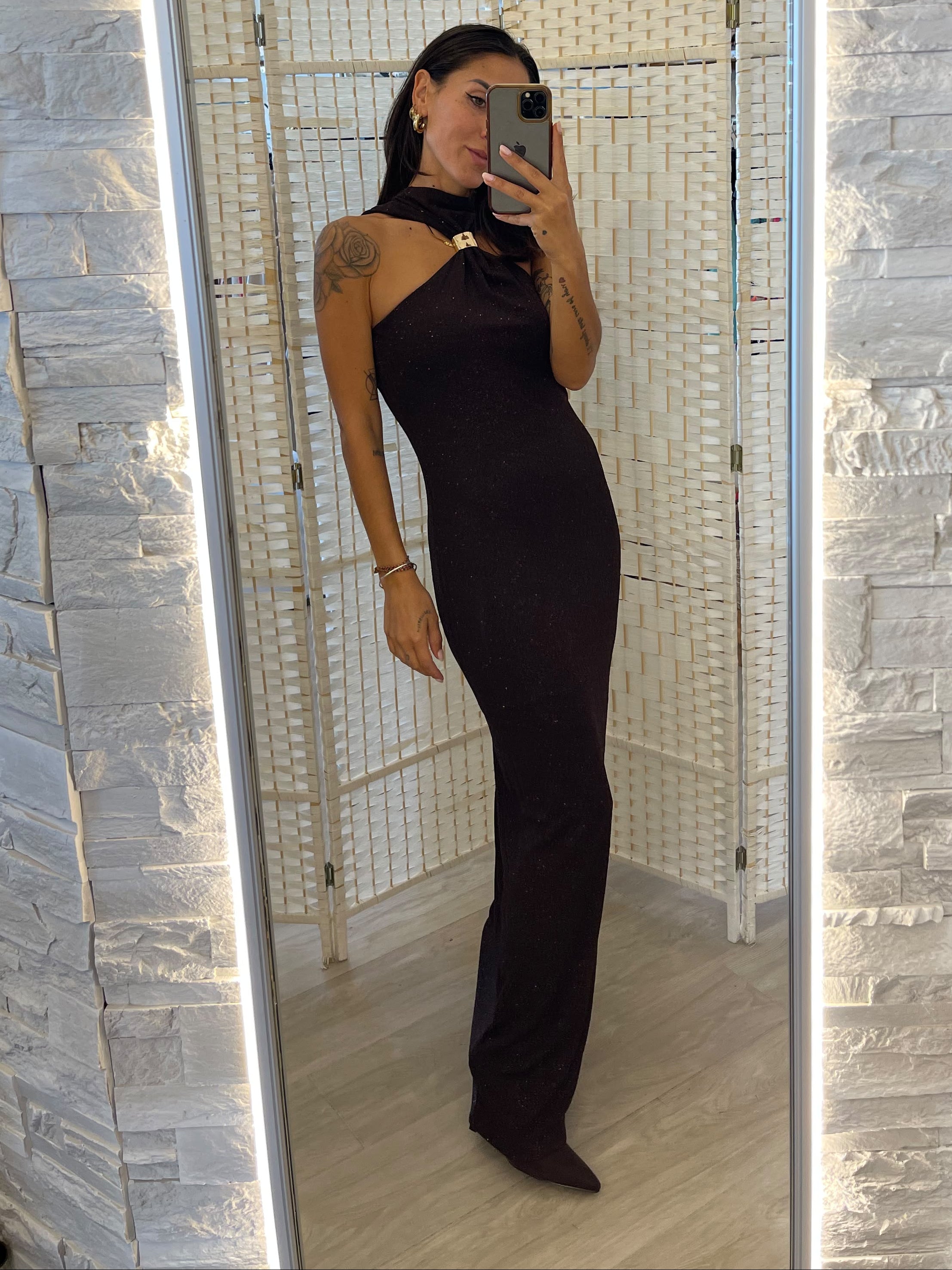 Abito lurex moro D'L