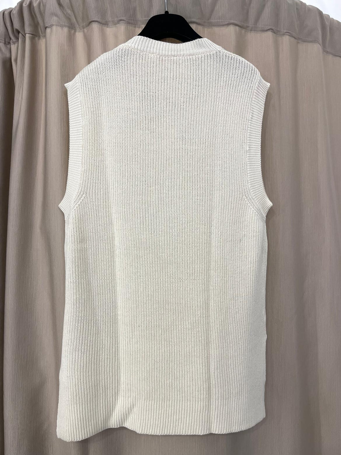 Gilet ecrù Kontatto