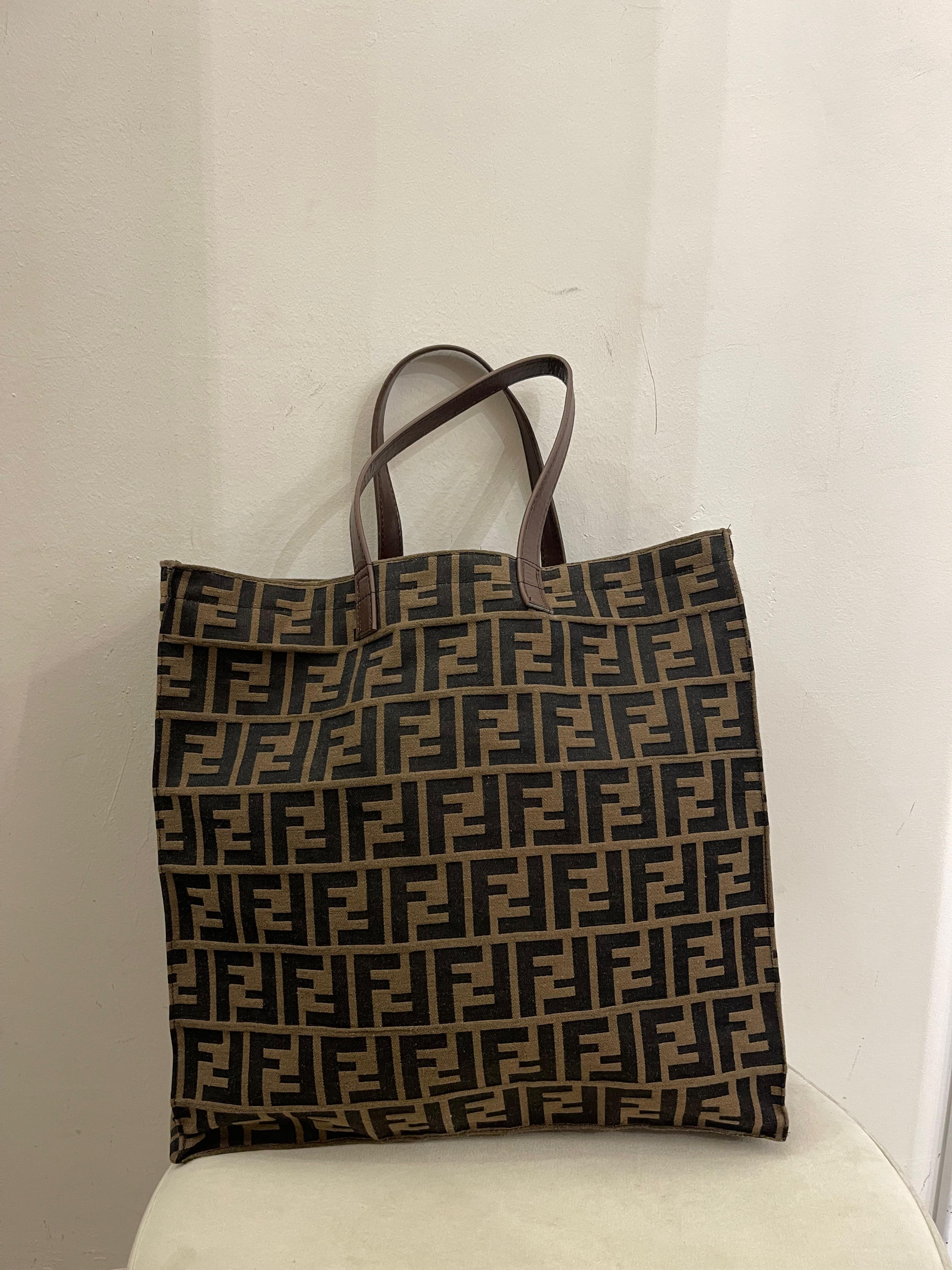 Borsa logata marrone