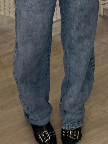 Jeans chiaro a palloncino Kiki Six