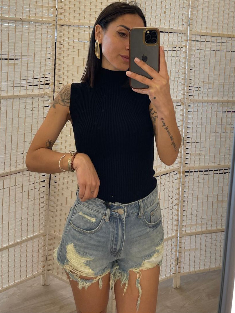 Shorts Vintage strappati Glamorous