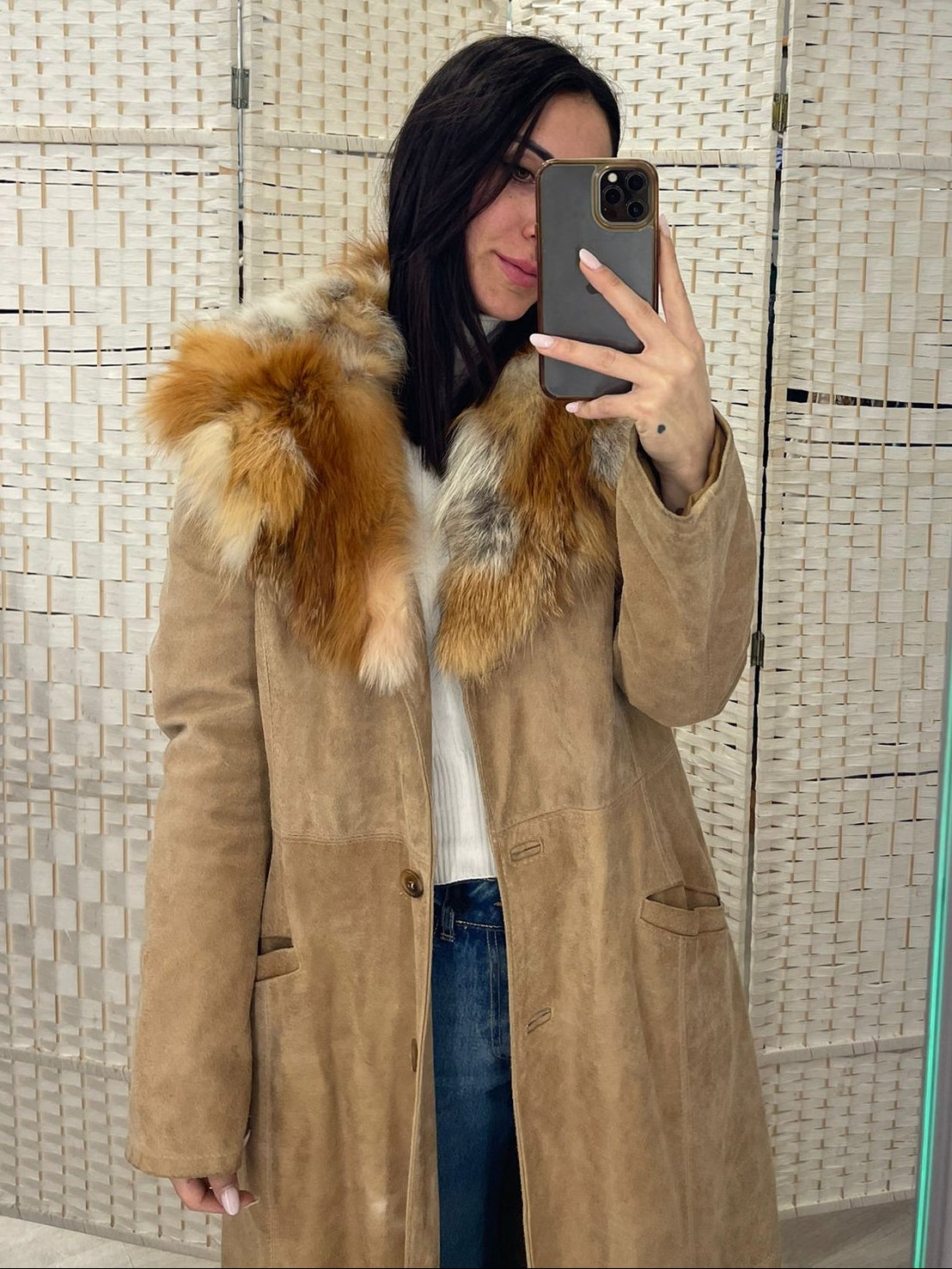 Cappotto beige Linea VINTAGE