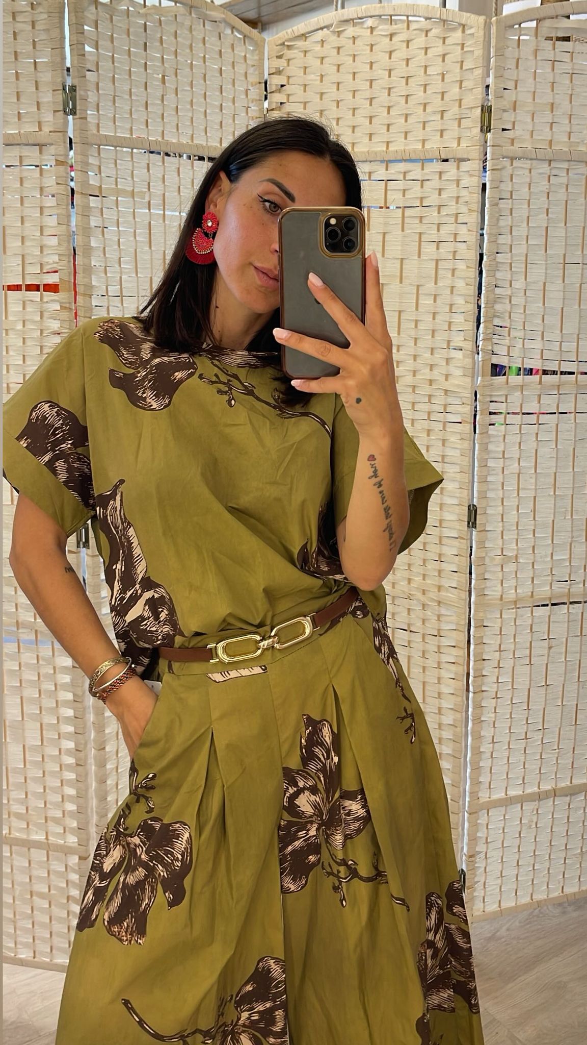 T-shirt fantasia verde
