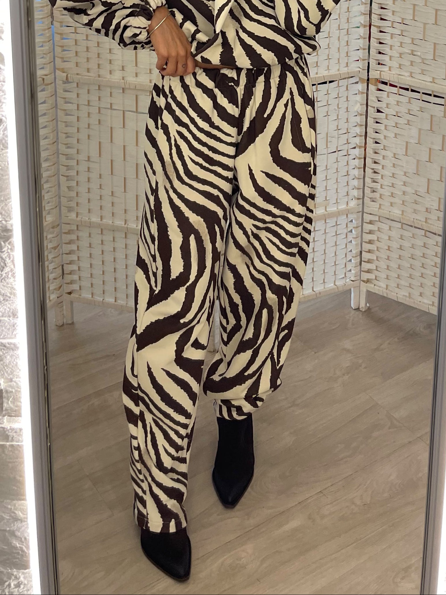 Pantalone zebrato