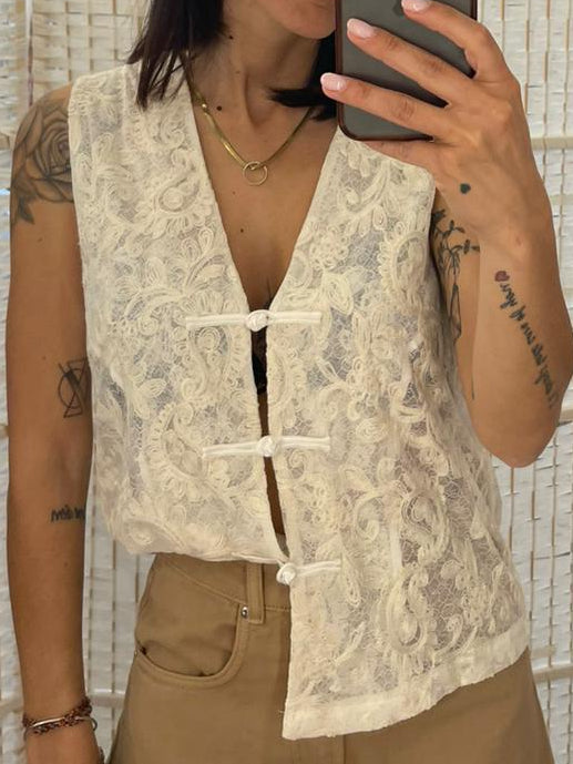 Gilet pizzo