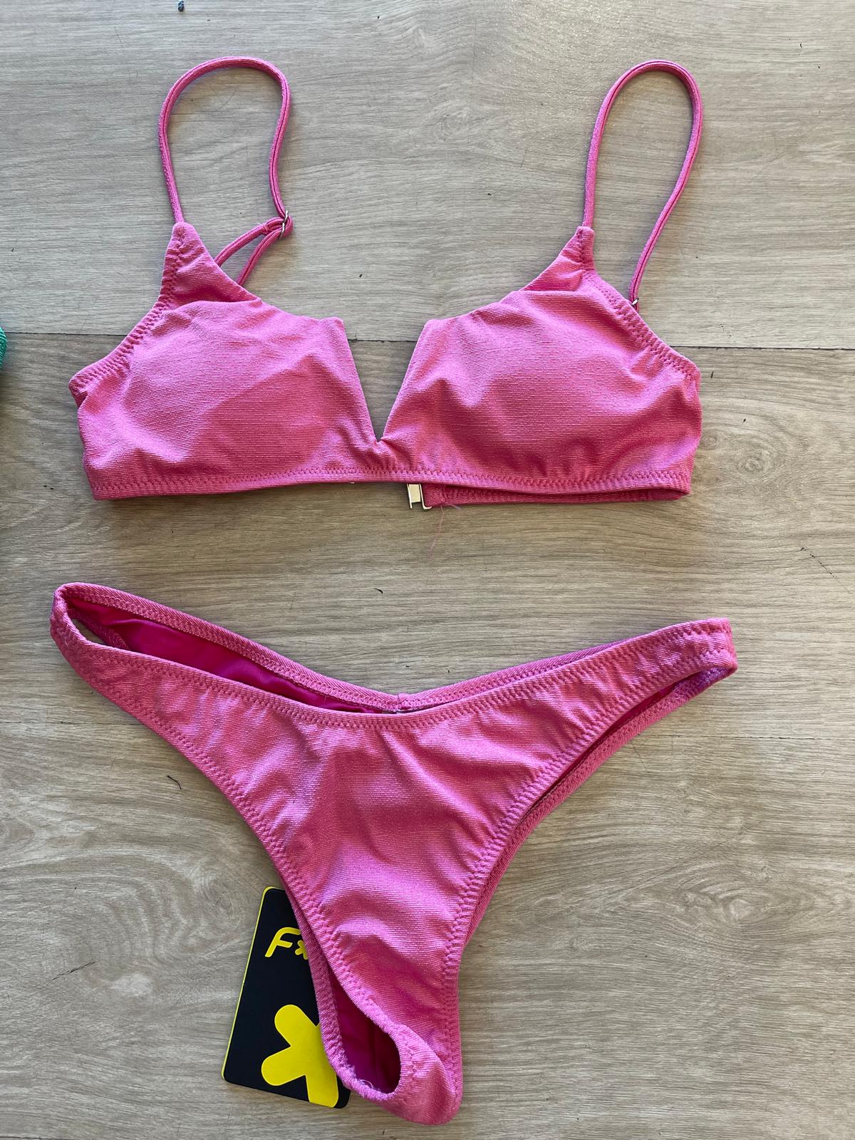 Bikini TOP fuxia F**K