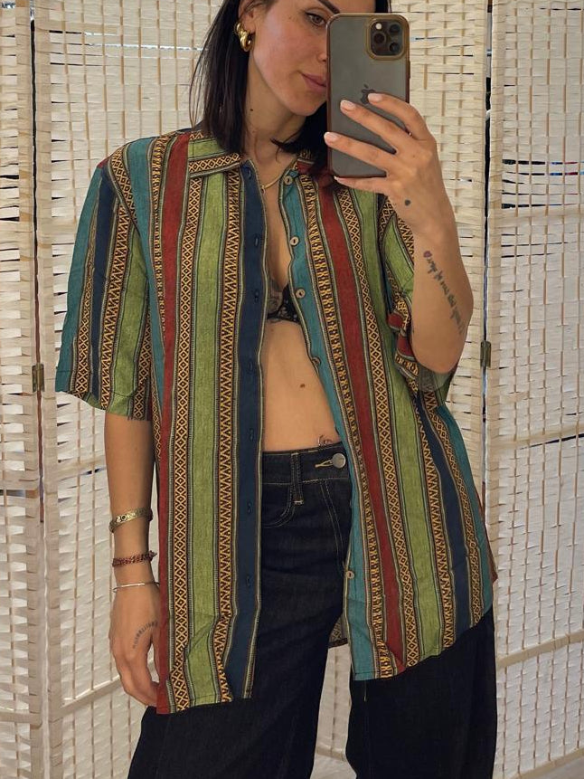 Camicia fantasia over