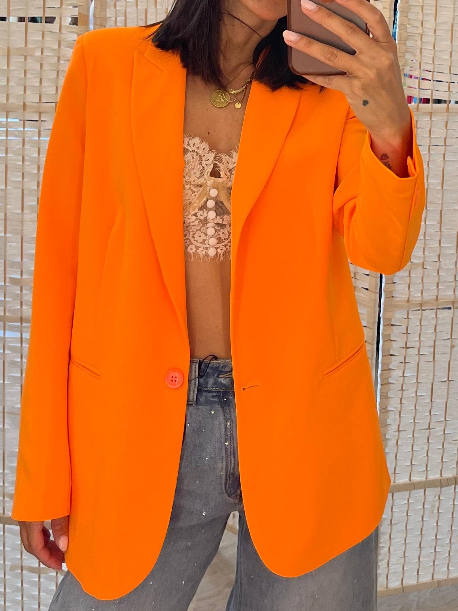 Giacca arancio Susy Mix