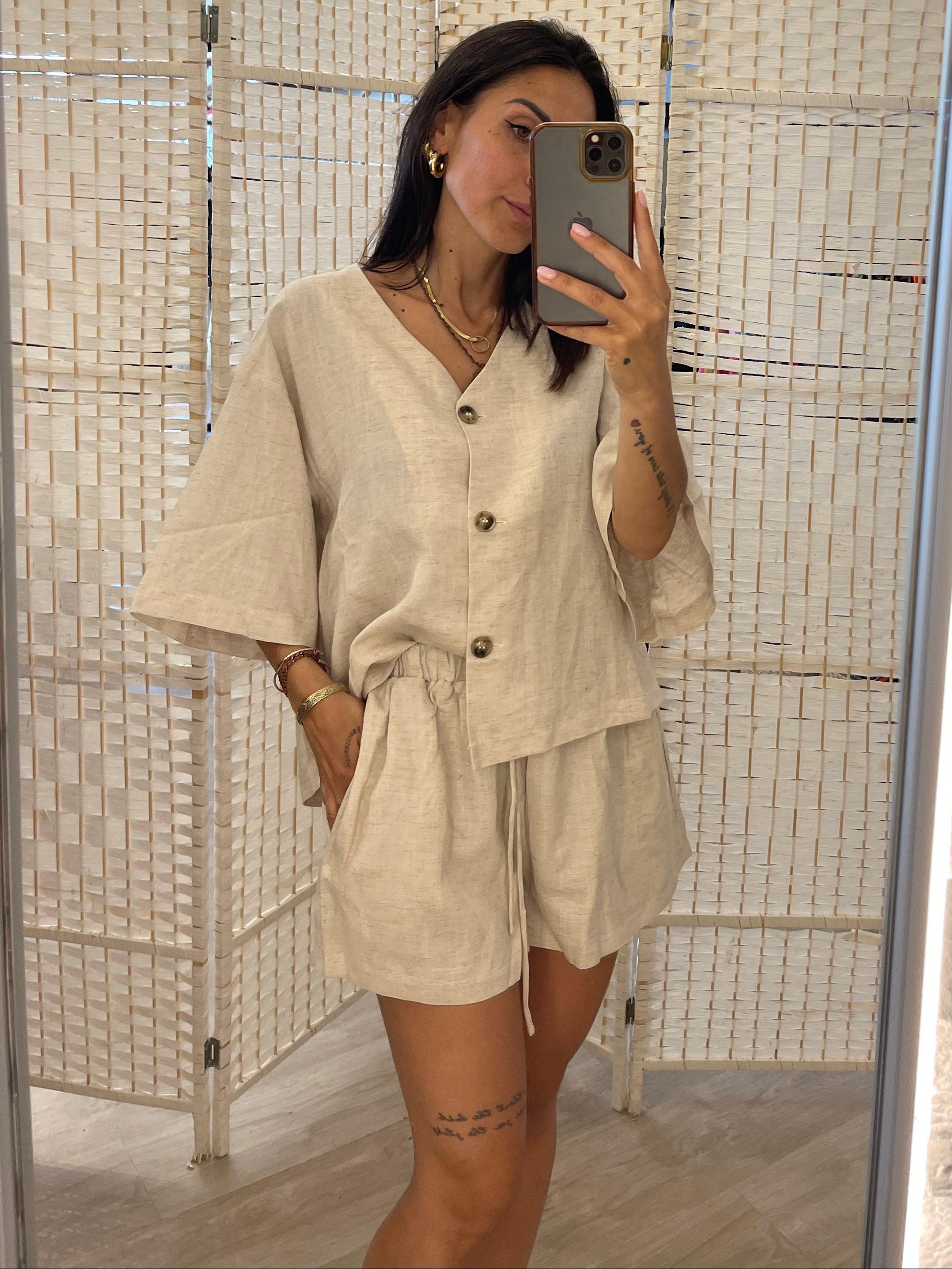 Shorts beige Glamorous