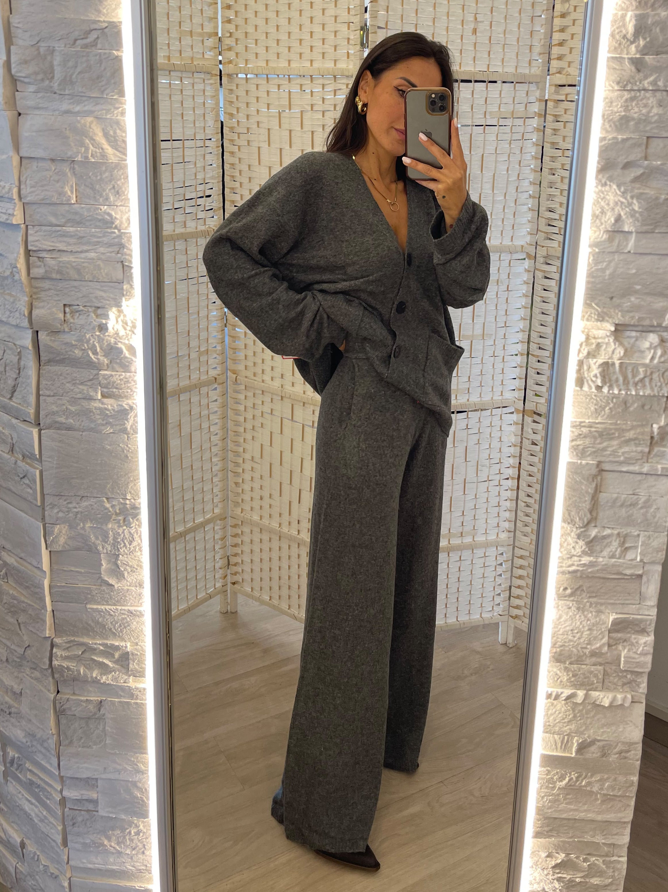 Cardigan grigio Glamorous