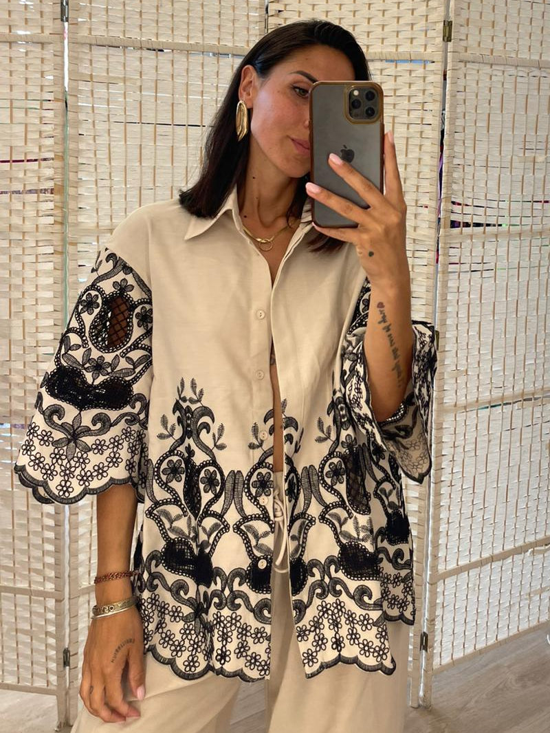 Camicia ricamata Glamorous