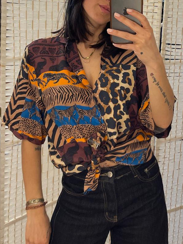 Camicia fantasia over