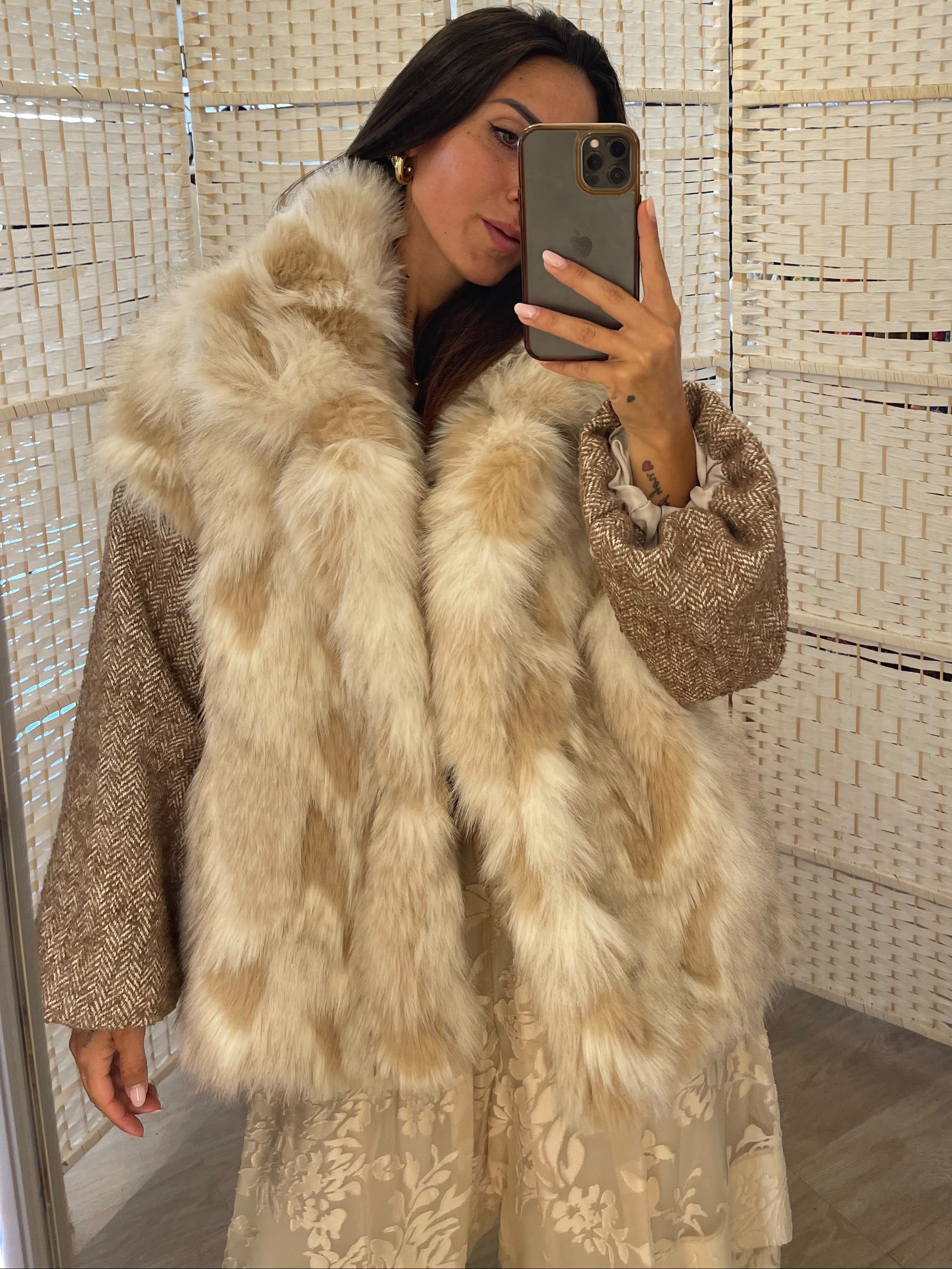 Ecopelliccia/cappotto D'L