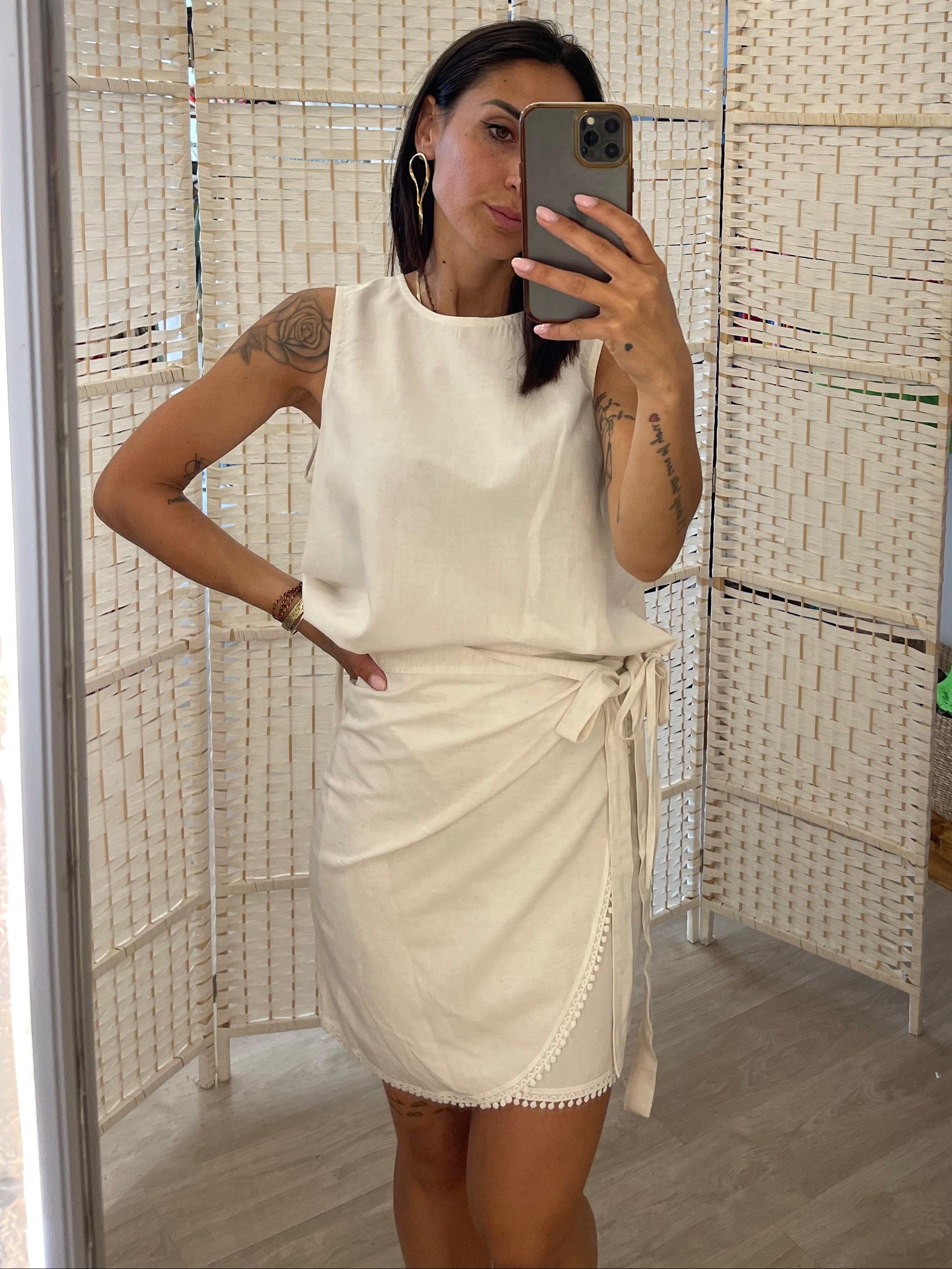 Gonna Kikisix bianco / moro