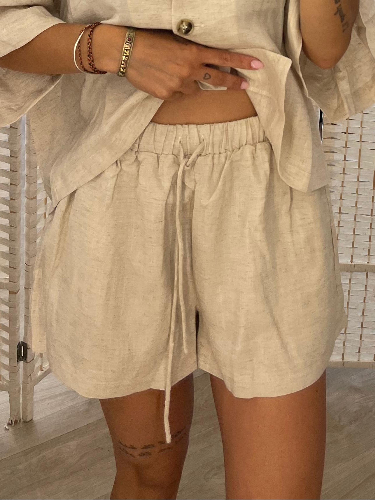 Shorts beige Glamorous