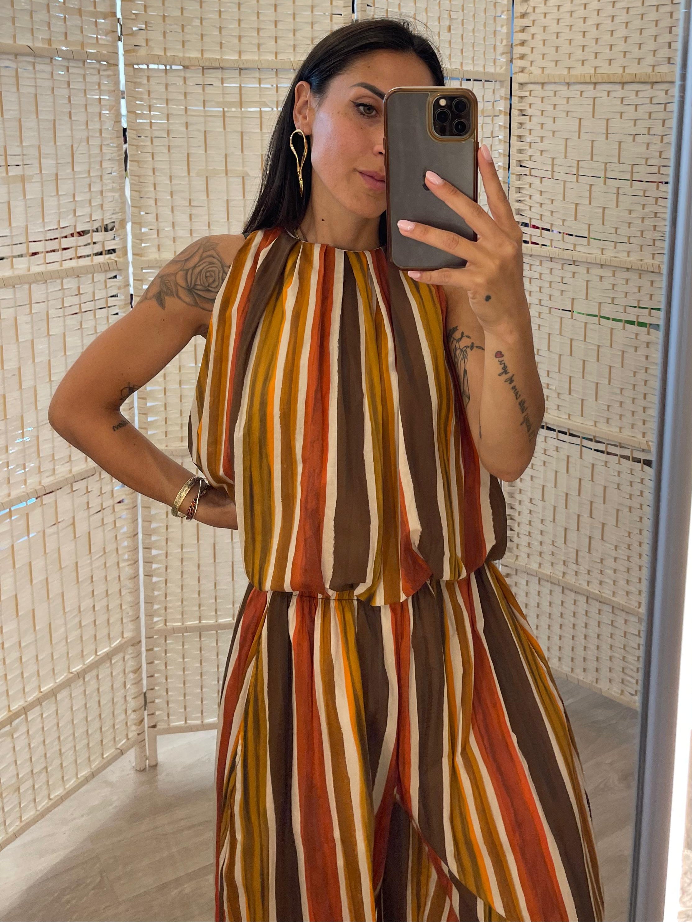 Completo top + pantalone baloon Kontatto