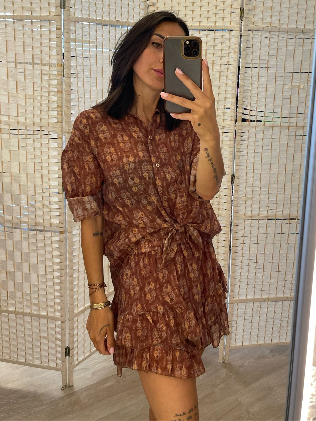 Camicia fantasia Kikisix