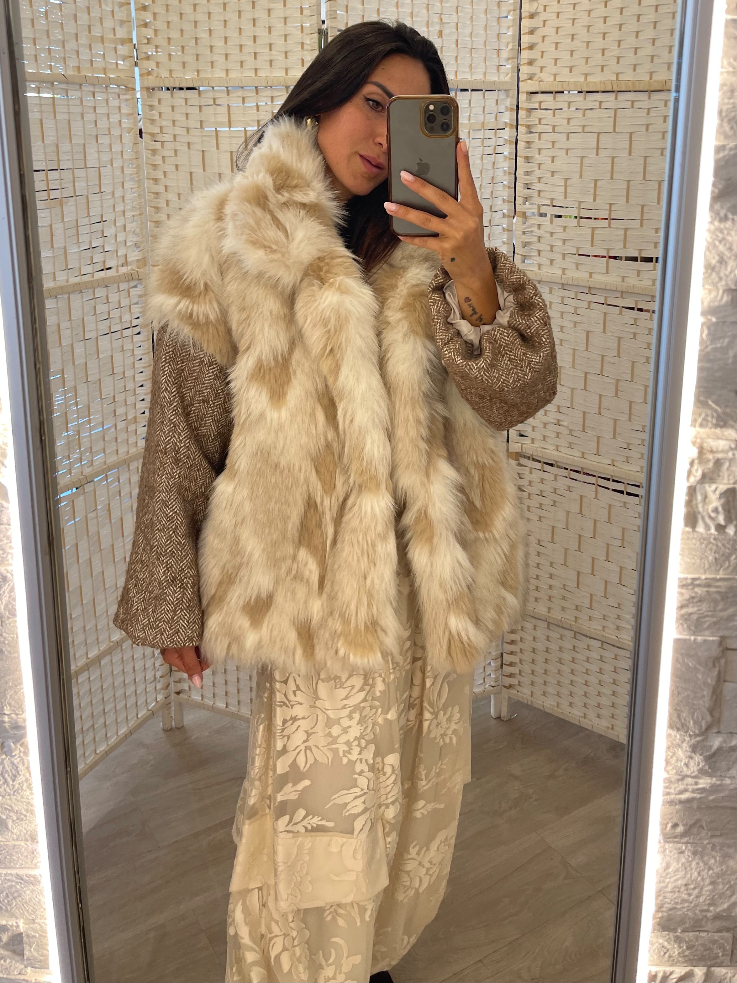 Ecopelliccia/cappotto D'L