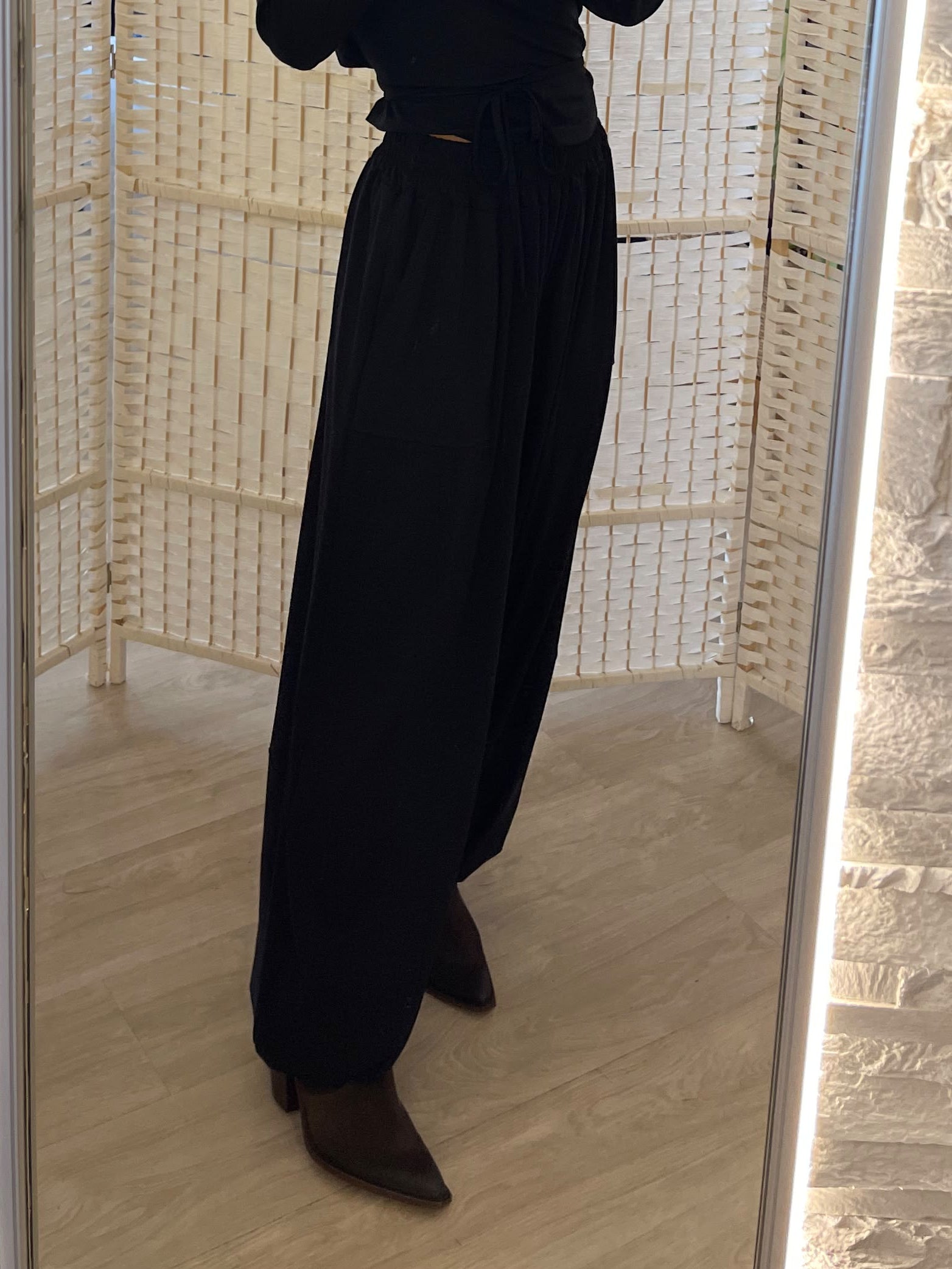 Pantaloni baloon neri