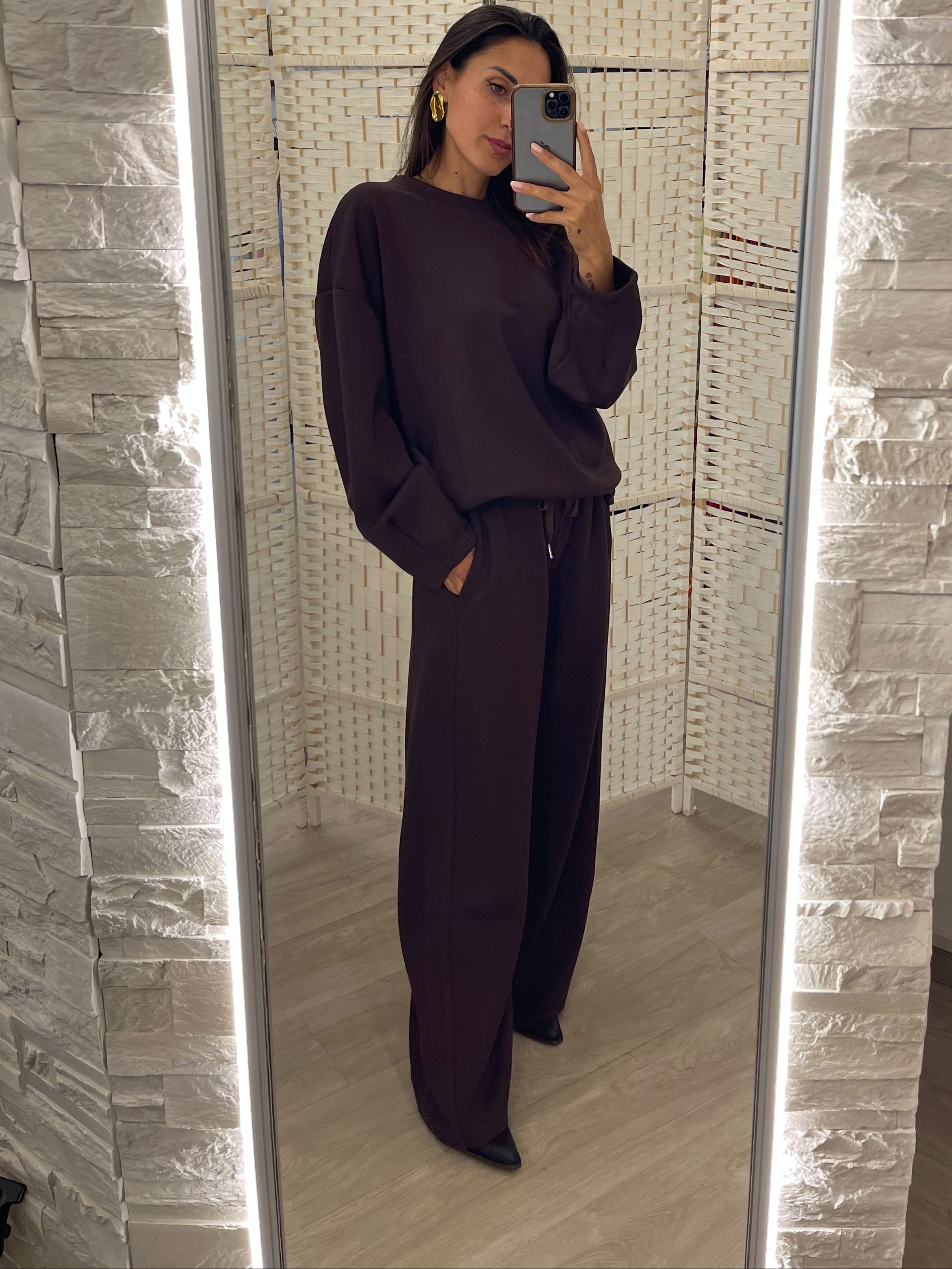 Completo tuta pantalone + felpa