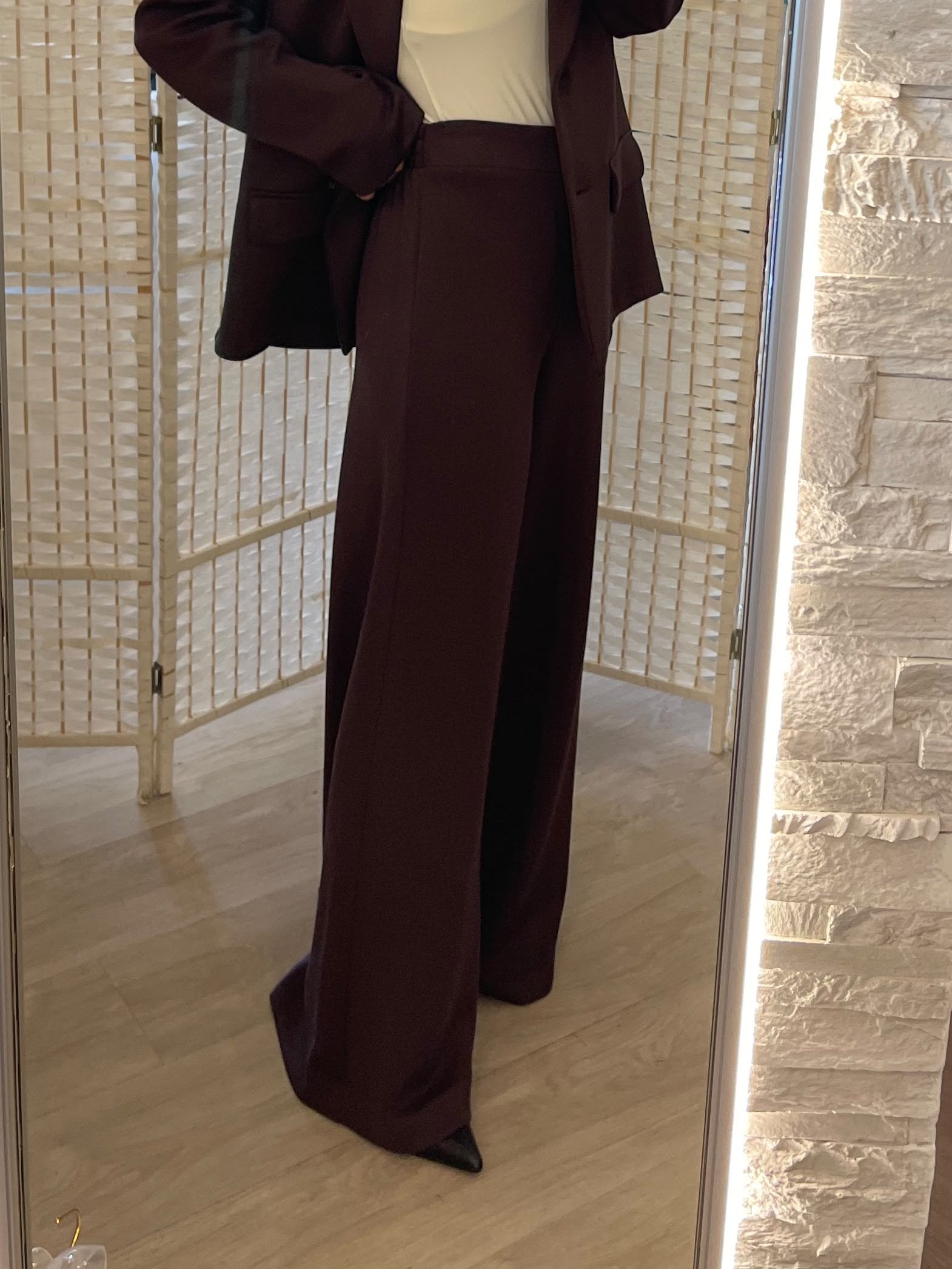 Completo giacca + pantalone marrone Kontatto