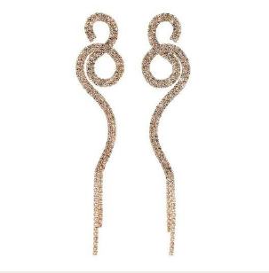 Glittery Snake Earrings