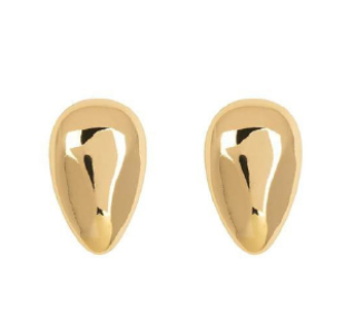 Toval Drop Gold Studs