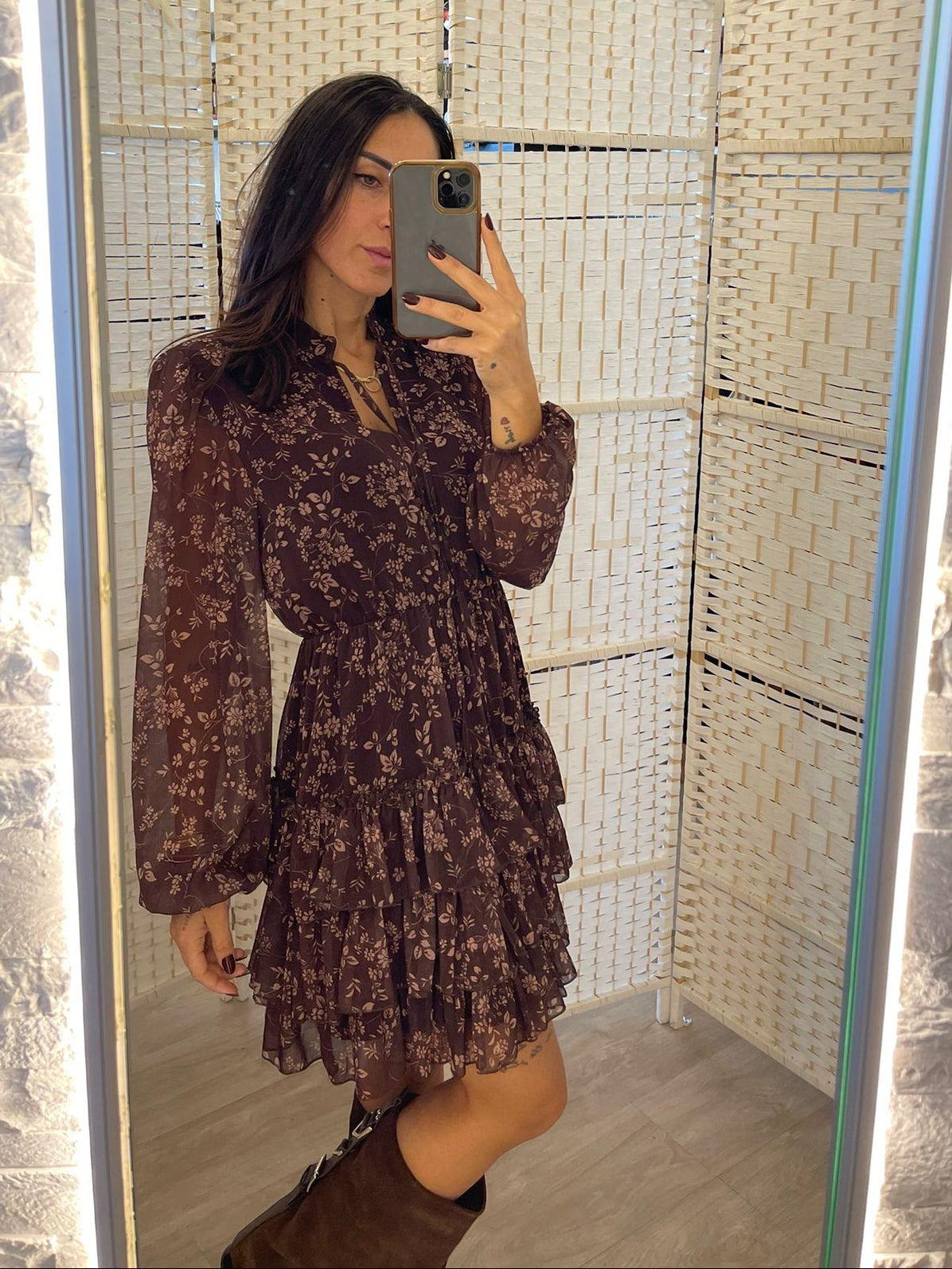 Abito fiori Kiki Six