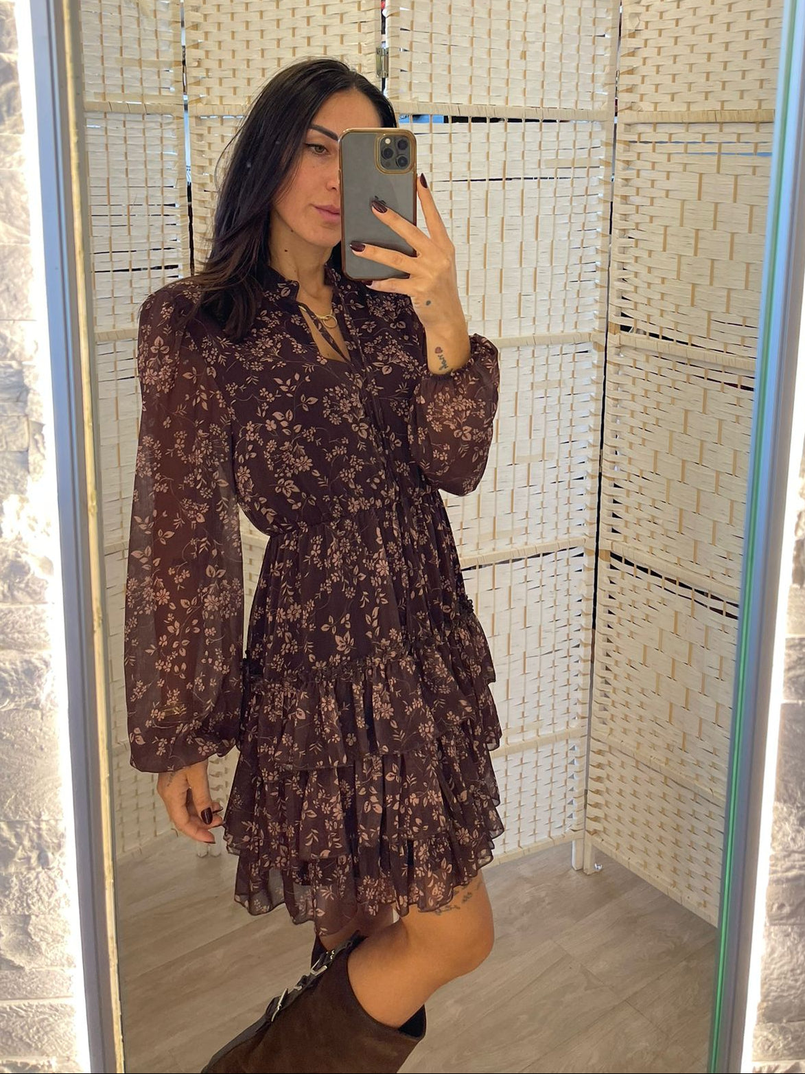 Abito fiori Kiki Six