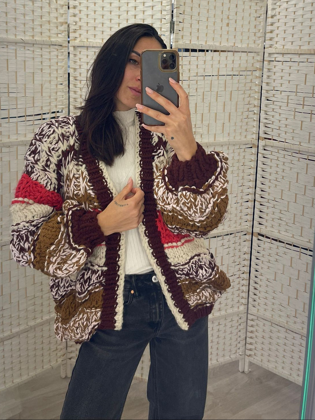 Cardigan lana Kontatto