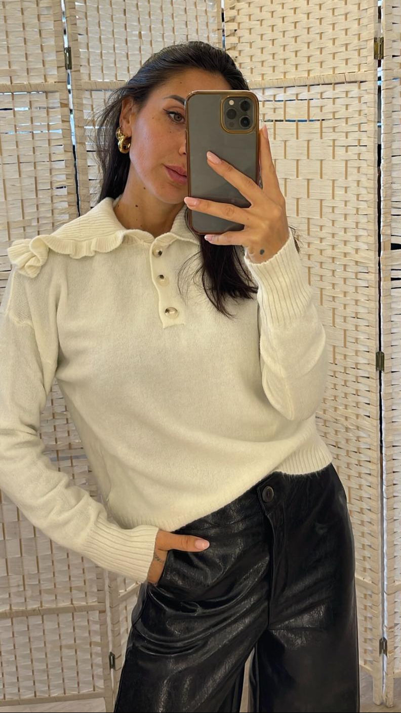 Maglioncino bianco D'L