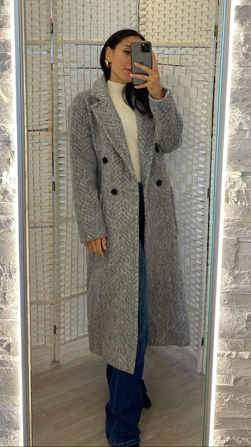 Cappotto grigio chiaro