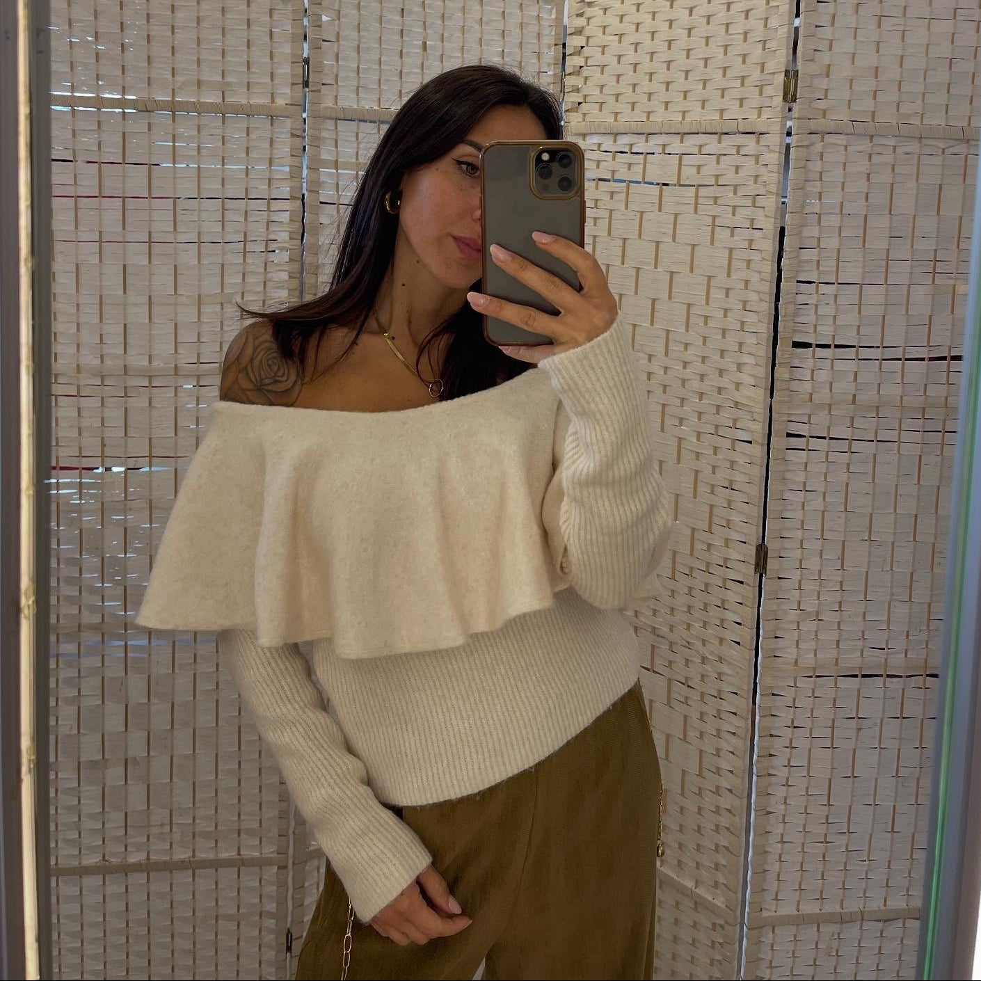 Maglia bianca Glamorous