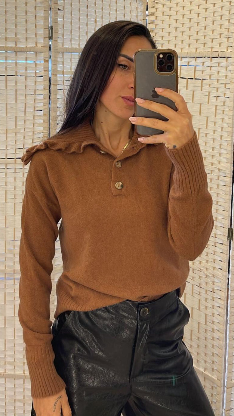 Maglioncino cammello D'L