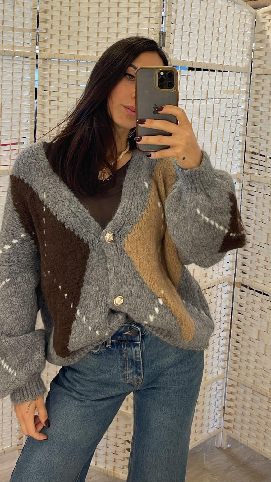 Cardigan grigio