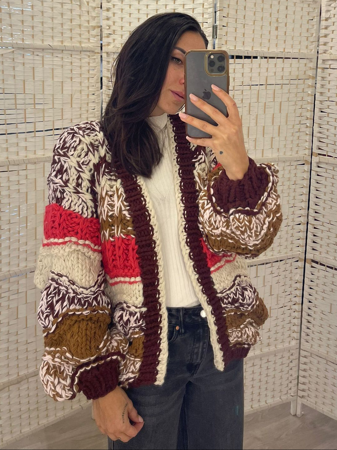 Cardigan lana Kontatto