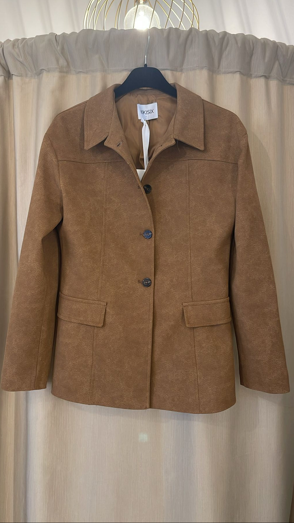 Giacca camoscio Kikisix