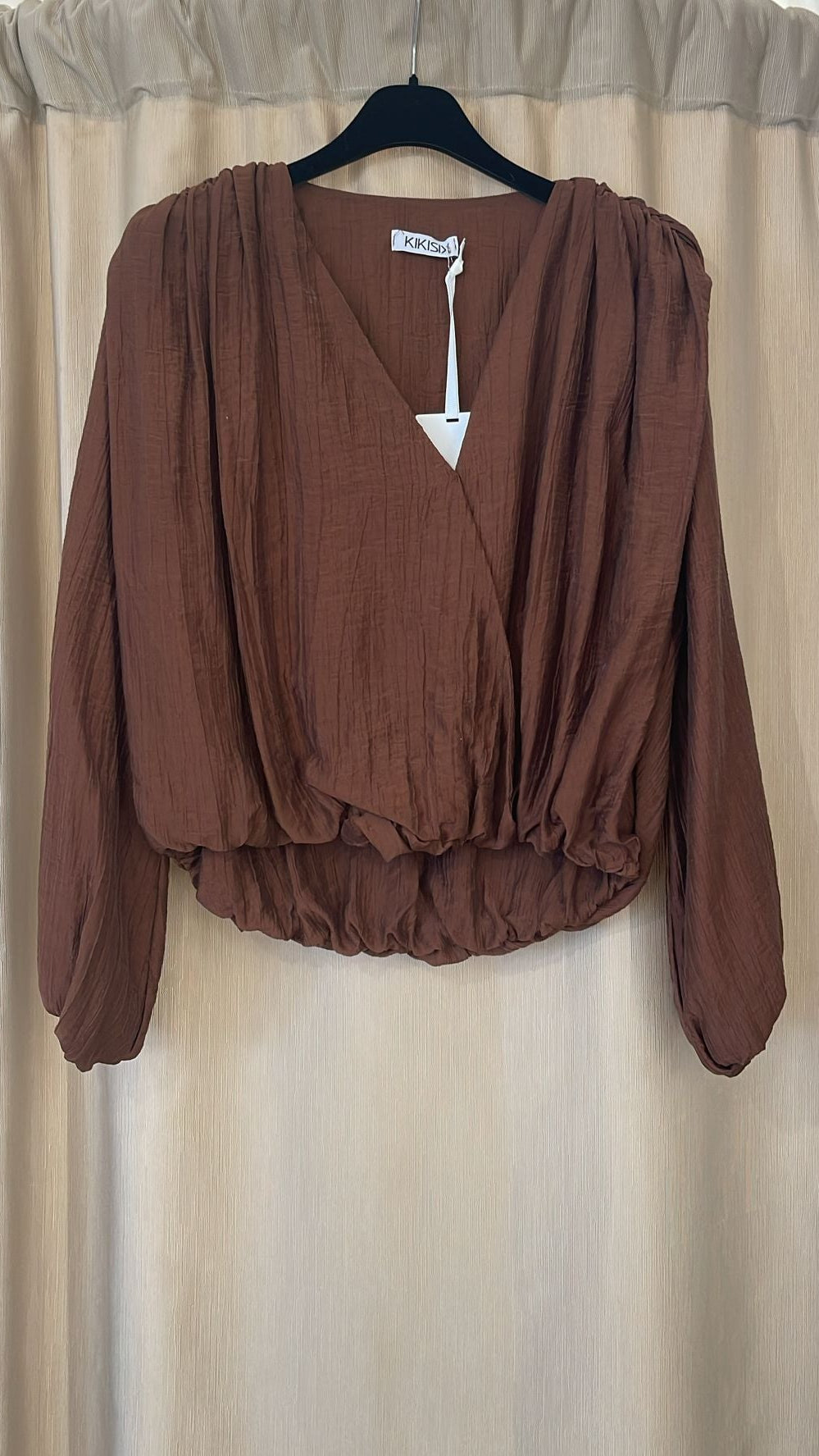 Blusa marrone Kikisix