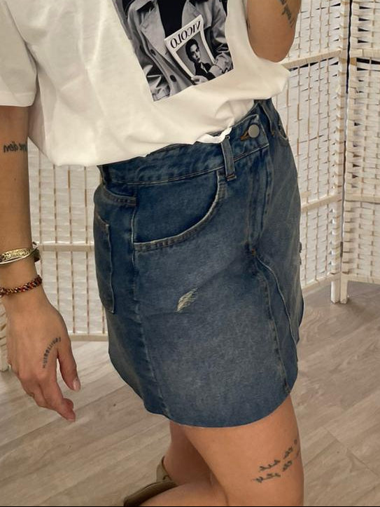 Gonna di jeans Kikisix