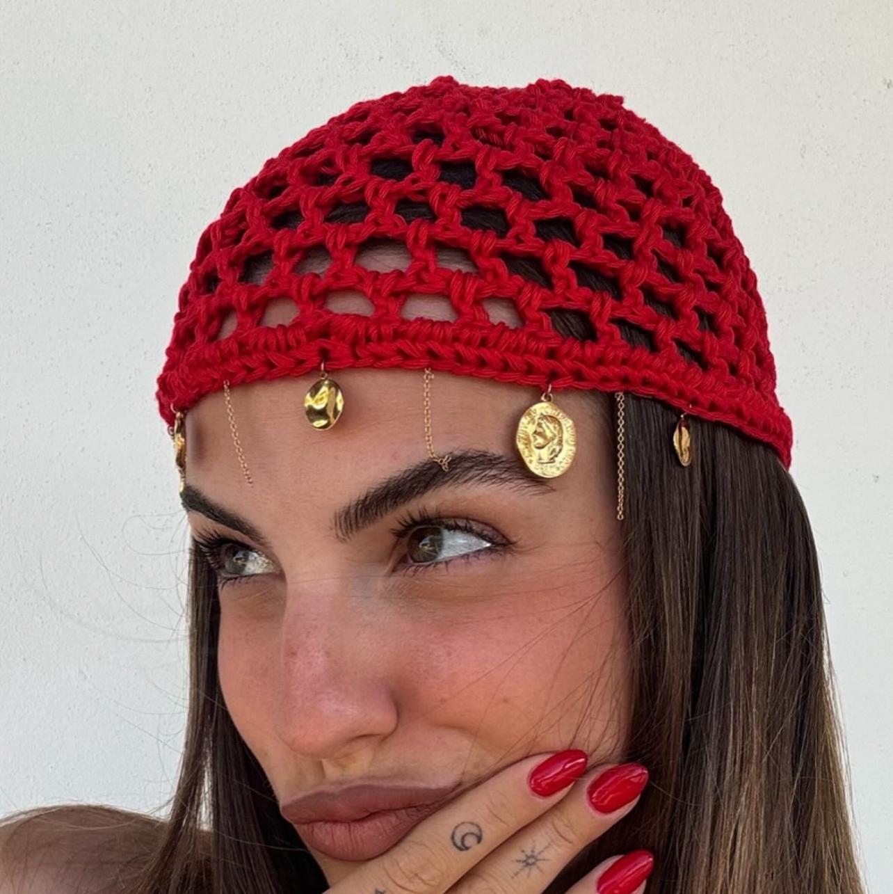 Cappellini crochet colorati