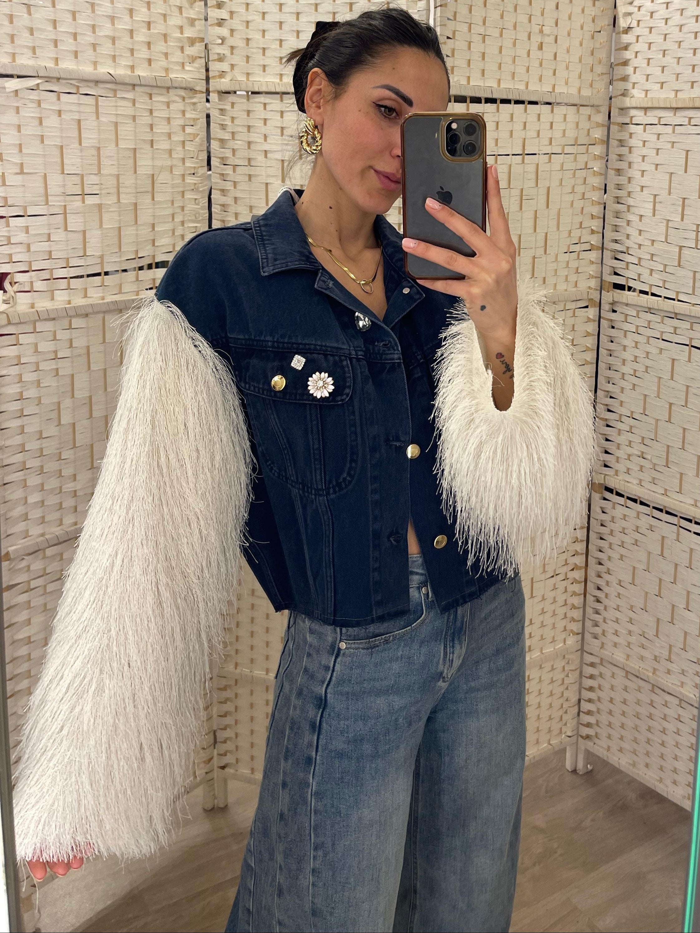 Giubbino jeans Kikisix